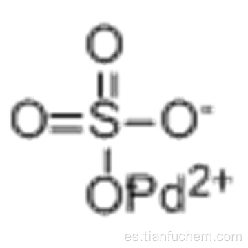 Sulfato de paladio CAS 13566-03-5